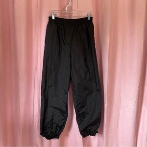 River Edge Black Track Pants